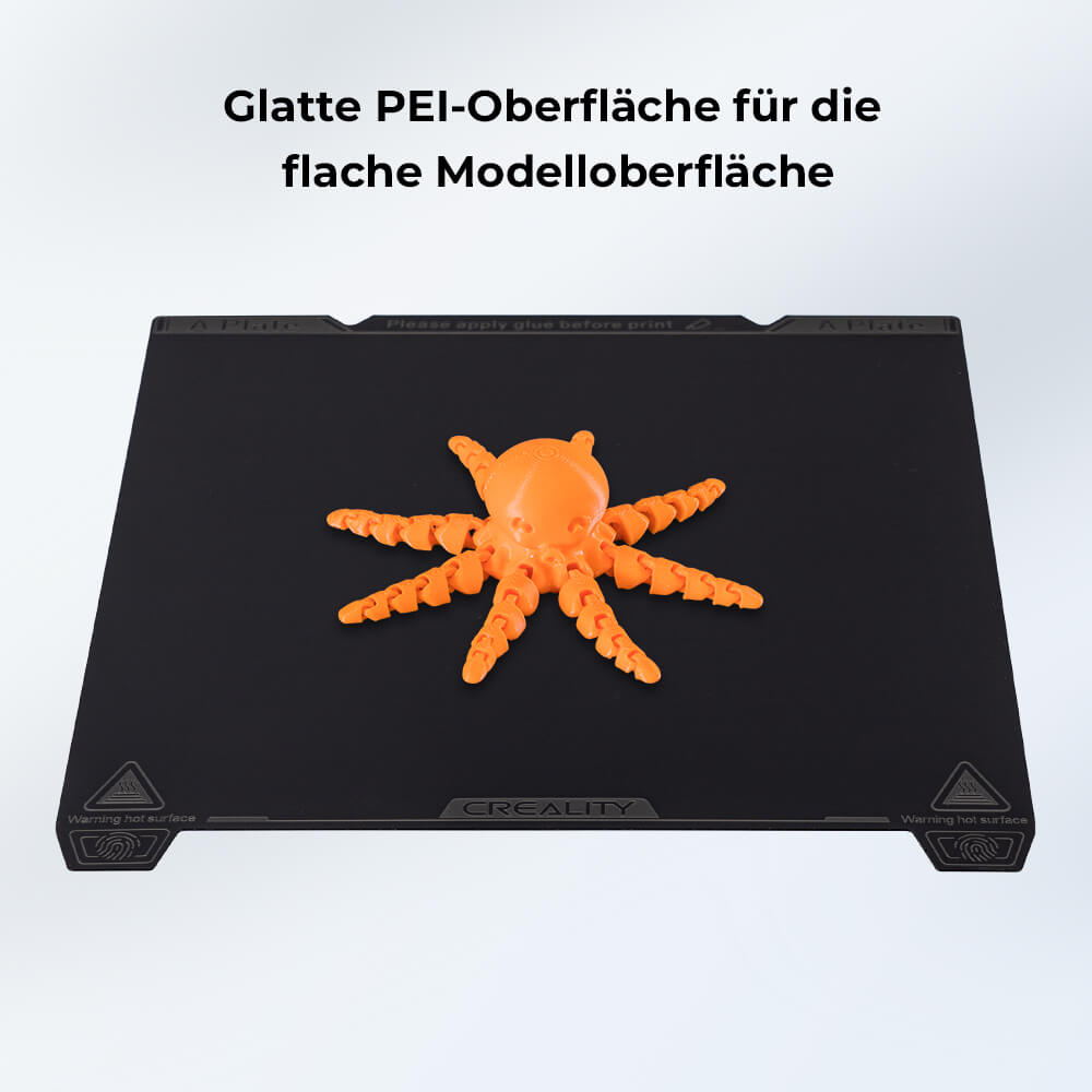K1 Max Glatte PEI-Montageplatte 315×310 mm