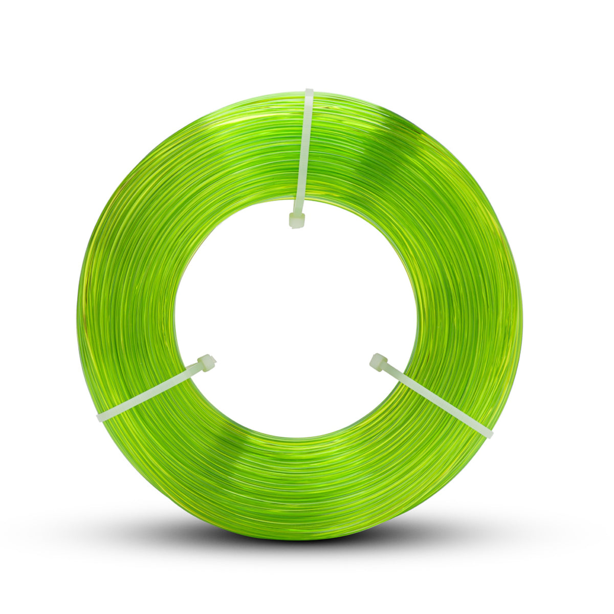 Fiberlogy Easy PETG Filament 1,75 mm Refill, 0,85 kg, Light Green Transparent