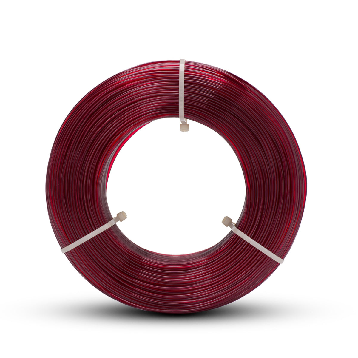 Fiberlogy Easy PETG Filament 1,75 mm Refill, 1 kg, Burgundy Transparent