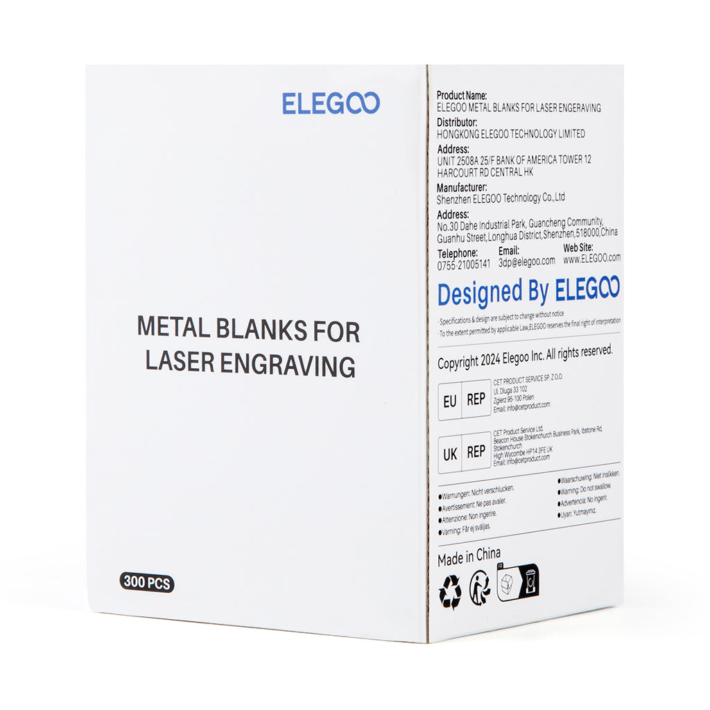 Elegoo Metall-Visitenkarten (300 Stück)