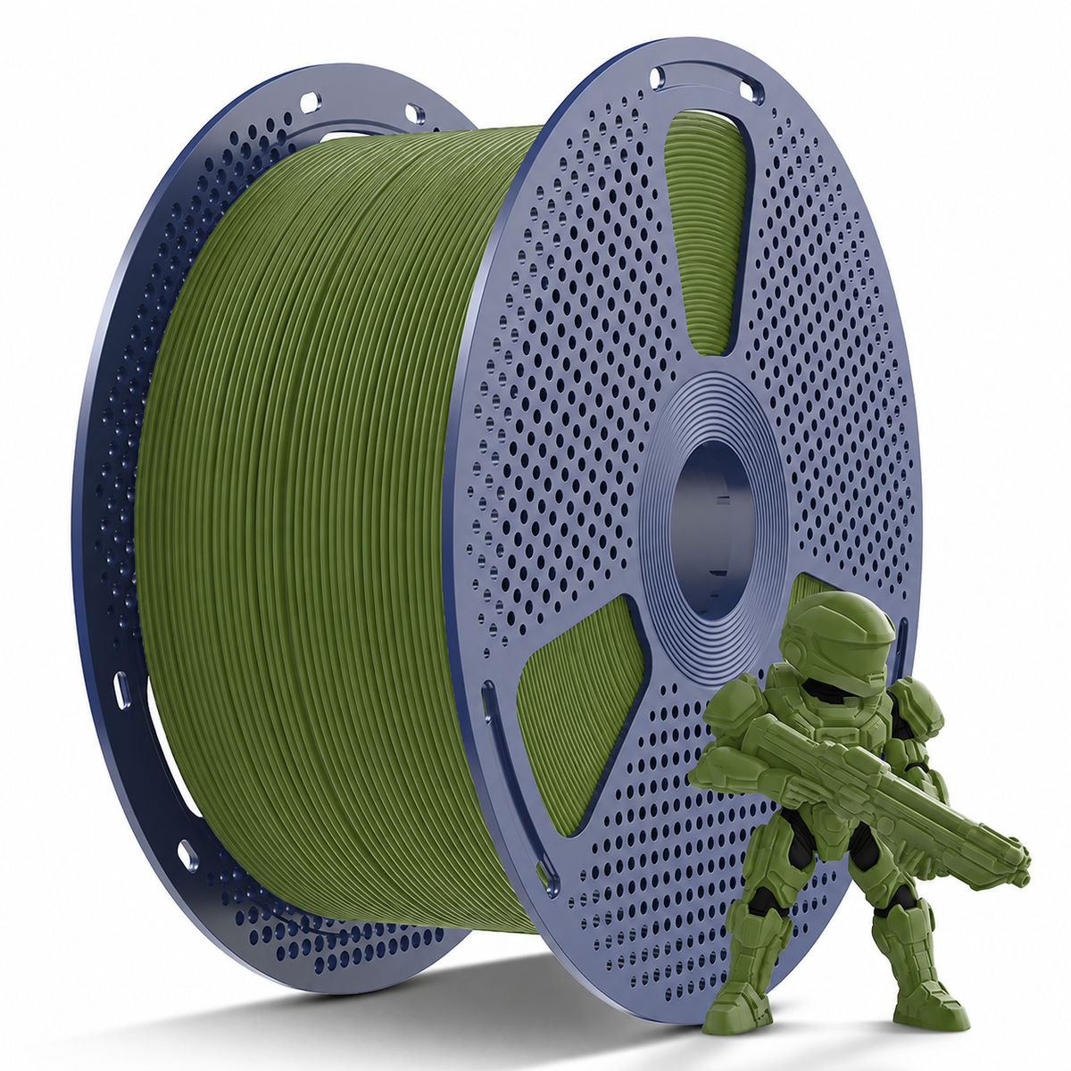 SUNLU PLA+ Filament 1,75 mm, 5 kg Großspule, Vert Olive