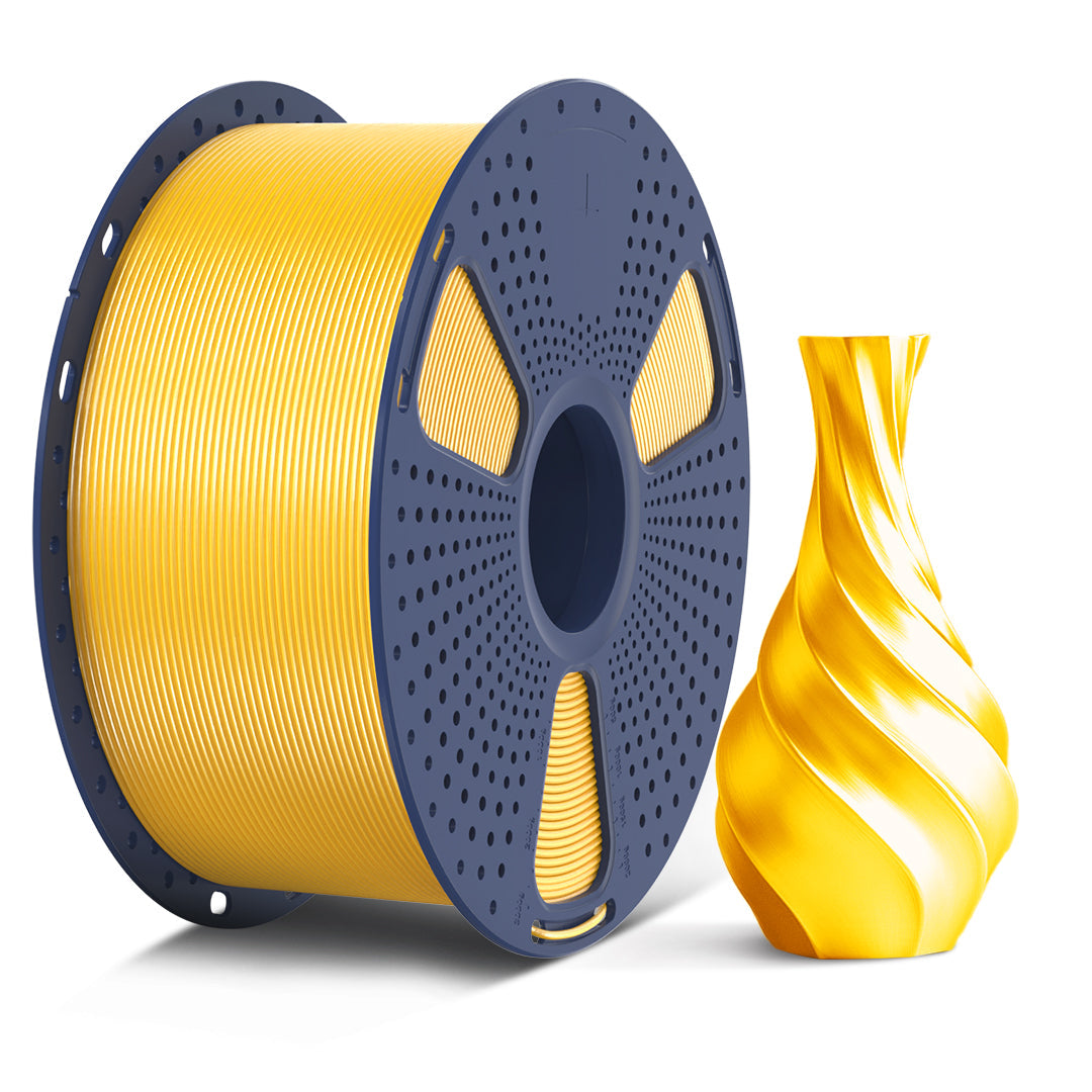 SUNLU Silk PLA+ Filament 1,75 mm, 3 kg Großspule, SILK Hellgold